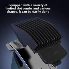 Load image into Gallery viewer, Hair Clipper Five in 1 Set Digital Display Electric Push adjustable Shaving Head Carving  Electric Push