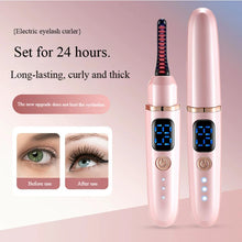 Load image into Gallery viewer, Heated Electric Eyelash Curler, Portable with Power Display for Long-Lasting Curl &amp; Quick Styling