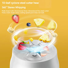 Load image into Gallery viewer, Mini Portable Blender Electric Fruit Juicer Machine for Orange Food Kitchen Small Auxiliary Ice Crushing Household