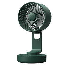Load image into Gallery viewer, Cordless Electric Fan 4000mAh Portable Air Circulator Fan Desktop Wall Ceiling Air Cooling Cooler Quiet Oscillating Ventilator