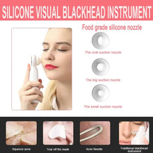 Load image into Gallery viewer, Visible Electric Blackhead Remover Vacuum Acne Cleaner With Magnifier Black Spots Removal Face Nose Deep Cleaning Tools