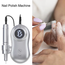 Load image into Gallery viewer, 35000 RPM Electric Nail Polish Drill Mini 2 in 1 Electric Nail File With LCD Display USB Charge Professional Tool