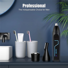 Load image into Gallery viewer, Men' S Rechargeable Ear And Nose Hair Trimmer, Grooming Kit Featuring Powerful Motor,Professional