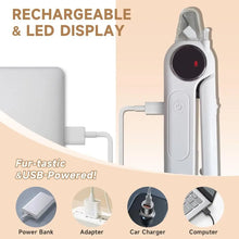 Load image into Gallery viewer, 2-in-1 Dog Cat Nail Grinder Ultra Quiet with Splash Guard Dog Cat Nail Trimmer LED Light Electric Pet Nail Clipper