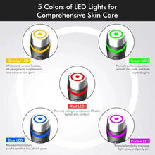 Load image into Gallery viewer, Booster Pro Led Facial Light 5 Colors Eye Beauty Wand Red Light Eye Massager for Skincare &amp; Blue Rejuvenation Tool