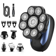 Load image into Gallery viewer, Head Shavers for Bald Men 9D Electric Rotary Shaver Multifunctional Mens Bald Head Shaver Cordless Electric Razor for Men