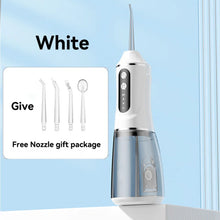 Load image into Gallery viewer, Oral Irrigator 3 Cleaning Modes Portable Rechargeable Waterproof IP65 Dental Water FlosserTeeth Whitening Jet Floss 380ML