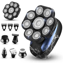Load image into Gallery viewer, Head Shavers for Bald Men 9D Electric Rotary Shaver Multifunctional Mens Bald Head Shaver Cordless Electric Razor for Men