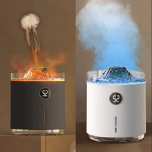 Load image into Gallery viewer, Volcano Flame Essential Oil Aroma Diffuser 350ML Smoke Circle Air Humidifier USB Ultrasonic Mist Maker Fragrance Mini Humidifier