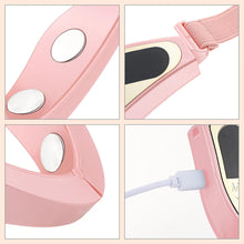 Load image into Gallery viewer, Microcurrent Facial Lifting Massager EMS Heating Skin Rejuvenation Vibration Facial Massager Remote Control V Face Lifting Belt