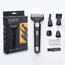 Load image into Gallery viewer, 4-in-1 Multi-function Hair Trimmer Electric Hair Clipper Rechargeable Haircut Waterproof Wireless Shaver Beard Nose Ear