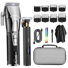 Load image into Gallery viewer, Hair Trimmer For Men Shaver Professional Hair Clipper Haircuter Men's Barber Beard Trimmer Rechargeable Hair Cutting Machine