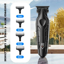 Load image into Gallery viewer, Professional Hair Trimmer 7500RPM Motor Barber Finish Machine Powder Metallurgy Ceramic Blade Salon Oil Head Hair Clipper