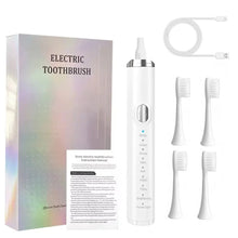Load image into Gallery viewer, 8 Speed 4 Brush Head Sonic Electric Toothbrush USB Smart Adult Soft Hair Waterproof Teeth Cleaning Set