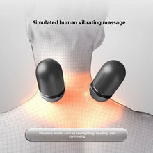 Load image into Gallery viewer, New 5 keys Rechargeable Electric Cervical Massage Pillow Memory Foam Sleep Aid Vibration Heating Wireless Neck Shoulder Pillows