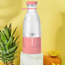 Load image into Gallery viewer, 500ml Portable Wireless Blender 6 Blades Electric Fruit Juicer Machine Personal Blender for Juices Shakes Smoothies
