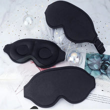 Load image into Gallery viewer, 3D Portable Soft Eye Mask Black Fast Sleeping Eye Shade Cover Eye Masks Shade Patch Women Men Travel Sleeping Eye Mask