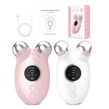 Load image into Gallery viewer, Facial Massager EMS Microcurrent Lifting Device Face Roller Anti Wrinkle V Shape Lift Chin-up Face Lift Machine Skincare Tool