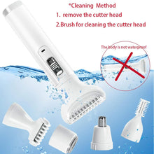 Load image into Gallery viewer, 5 in 1 Electric Razor for Women Removal for Body Nose Hair Trimmer Face Shavers Eyebrow Legs Armpit Bikini Area Pubic Underarms