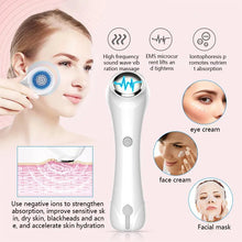 Load image into Gallery viewer, Electric Facial Cleansing Brush EMS lifting And Introduction Massager Blackhead Removal And Pore Beauty Instrument Facial Skin