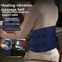 Load image into Gallery viewer, Wireless Heating Vibration Massage Belt Steel Plate Support Lumbar Pain Relief Warmer Full-Body Relaxation Device