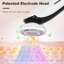 Load image into Gallery viewer, 7 in 1 Microcurrent Face Lift Device LED Facial Massager Anti Aging Beauty Apparatu Skin Care Tool for Skin Rejuvenation