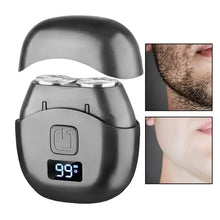 Load image into Gallery viewer, Mini Electric Shaver Double Head Men's Razor Beard Trimmer Shaver  Men Double Floating Magnetic Blade Head Portable Beard Knife