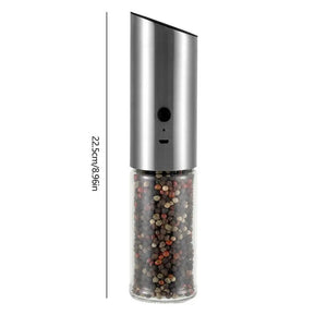 Electric Salt Pepper Grinder Refillable Adjustable Coarseness Pepper Mill Automatic LED Light Easy Working kitchen Accessories