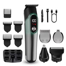 Load image into Gallery viewer, Hair Clipper Five in 1 Set Digital Display Electric Push adjustable Shaving Head Carving  Electric Push