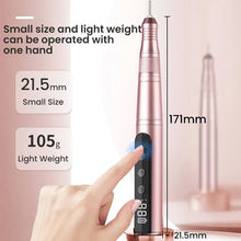 Load image into Gallery viewer, 35000RPM Nail Drill Professional Rechargeable Cordless Electric File Portable LED Screen Kit
