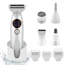 Load image into Gallery viewer, 5 in1 Lady Shaver Electric Razor for Women Cordless Electric Face Shavers Eyebrow Trimmer Painless Bikini Trimmer Hair Removal