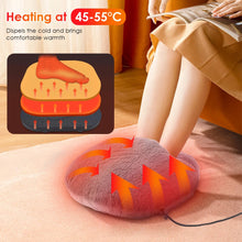 Load image into Gallery viewer, USB Foot Warmer Constant Temperature Heating Pad Soft Velvet Washable Winter Warm Foot Hand Warmer Heater for Home Office