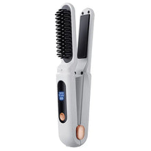 Load image into Gallery viewer, Hair Straightening Comb 2 In 1 Digital 3 Temperature Adjustable Hair Flat Iron For Women Female