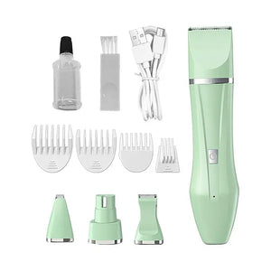 Cat Foot Hair Trimmer 4 In 1 Electric Clippers For Precision Trimming Pet Foot Shaving Waterproof Quiet Working Dog Shaver