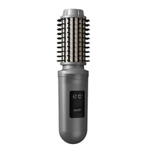 Load image into Gallery viewer, Cordless Hair Curling Iron Brush USB Rechargeable Travel Heated Round Brush 3-in-1 Electric Hair Curling Wand Styling Tools