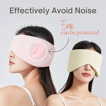 Load image into Gallery viewer, Adjustable Silk Sleep Mask for Total Blackout Unisex Full Size Large Blindfold for All Night Sleep Travel and Nap