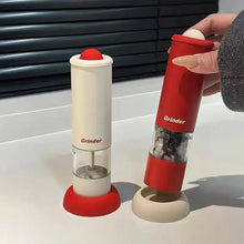 Load image into Gallery viewer, Electric Salt and Pepper Grinder Rechargeable Automatic Pepper Mill Grinder Adjustable Coarseness Shakers One-Hand Working RED