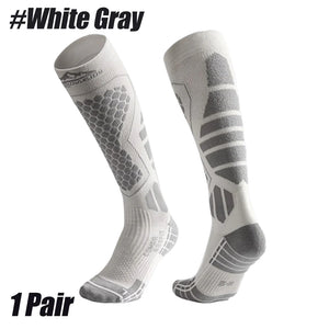 Wool Ski Sock for Men and Women Breathable Sports Socks Long Tube Snow Socks Anti-slip