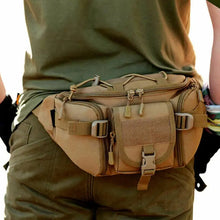 Load image into Gallery viewer, Men Tactical Waist Bag Nylon Fanny Pack Military Travel Hip Belt Bum Sports Bag Outdoor Cycling Travel Hiking Waistpack Pouch