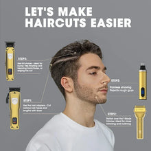 Load image into Gallery viewer, Professional Hair Clipper Set Men's Oil Head Carving Electric Push Shear Electric Shaver Nose Hair Trimmer