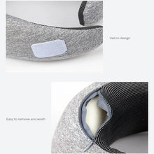 Load image into Gallery viewer, U-shaped Portable Auto Headrest Pillow Adjustable Traveling Sleeping Airplane Pillow Travel Car Neck Memory Foam Pillow Long Lasting