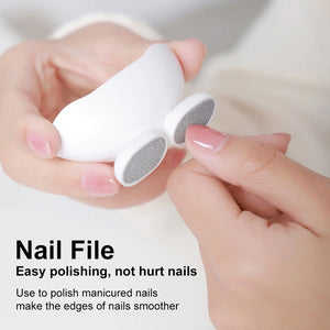 Electric Nail Clipper Safe Automatic Fingernail Clipper Portable Nail Trimmer for Kids Adults Elderly