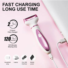 Load image into Gallery viewer, 4 In 1 Electric Lady Shaver Body Hair Removal Epilator Painless Cordless Trimmer Razor Gifts For Women