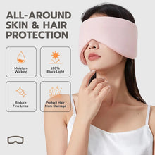 Load image into Gallery viewer, Adjustable Silk Sleep Mask for Total Blackout Unisex Full Size Large Blindfold for All Night Sleep Travel and Nap