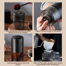 Load image into Gallery viewer, Electric Coffee Grinder USB-C Rechargeable Grinding Core Efficient Coffee Bean Milling Tool