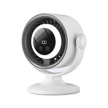 Load image into Gallery viewer, Turbo Desk Fan With Digital Display 100 Speed Rechargeable Air Circulation Fan LED Light Wall Mountable Home Camping Cooling Fan