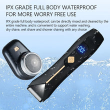 Load image into Gallery viewer, Men's Electric Groin Hair Trimmer Pubic Hair Trimmer Body Grooming Clipper for Men Bikini Epilator Rechargeable Shaver Razor