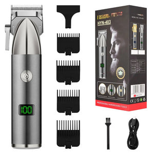 Professional Hair Clipper Wireless Rechargeable Hair Trimmer for Beard Mustache Body Under Arms Precision Hair Cutting Machine