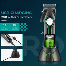 Load image into Gallery viewer, Hair Trimmer Professional Clipper Barber Cordless Hair Cutting Machine Haircut Trimmer Hair Trimmer for Men