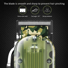 Load image into Gallery viewer, Professional Hair Clipper Adjustable Hair Trimmer For Men Cord &amp; Cordless Electric Beard Haircut Machine Rechargeable